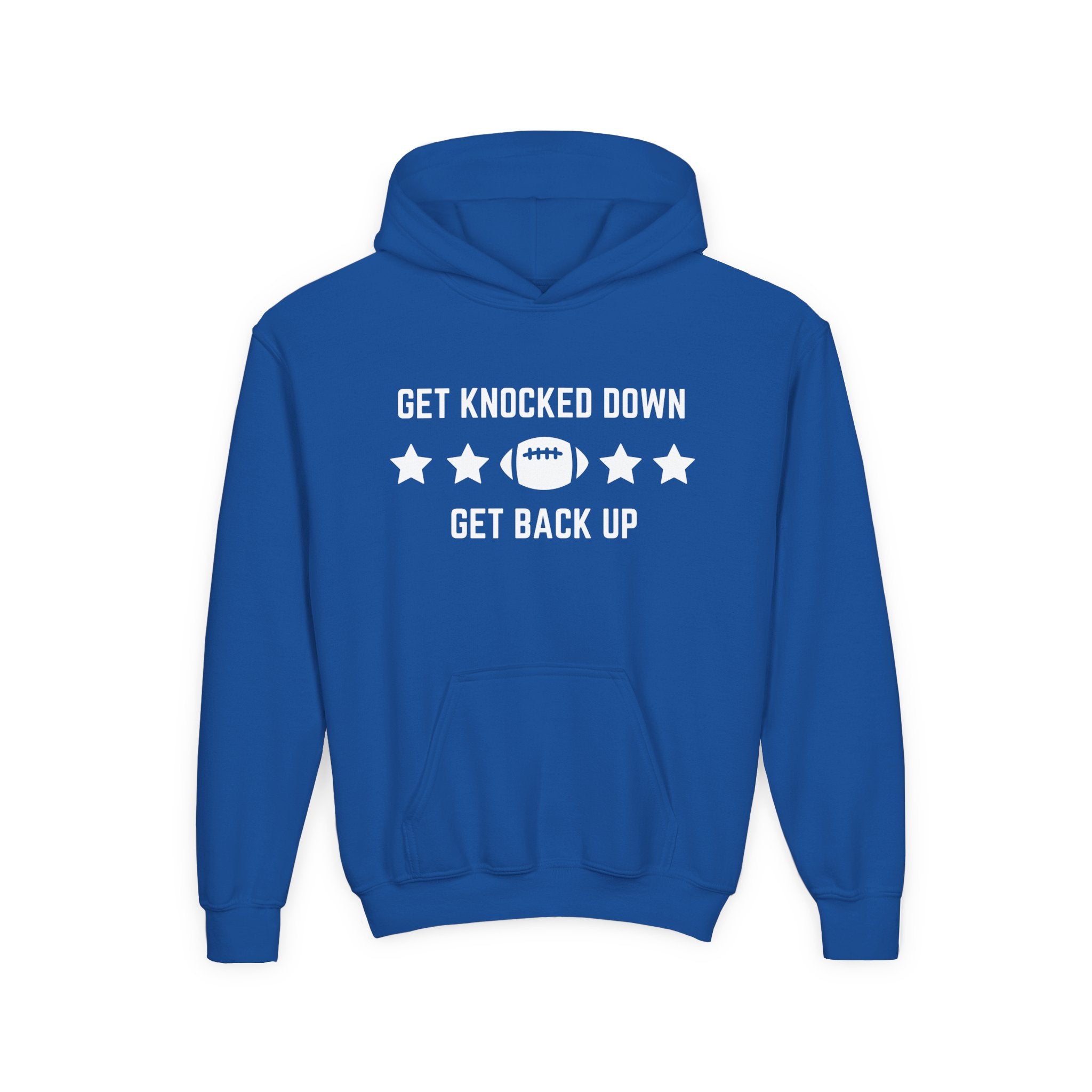 GET KNOCKED DOWN GET BACK UP Youth Hoodie