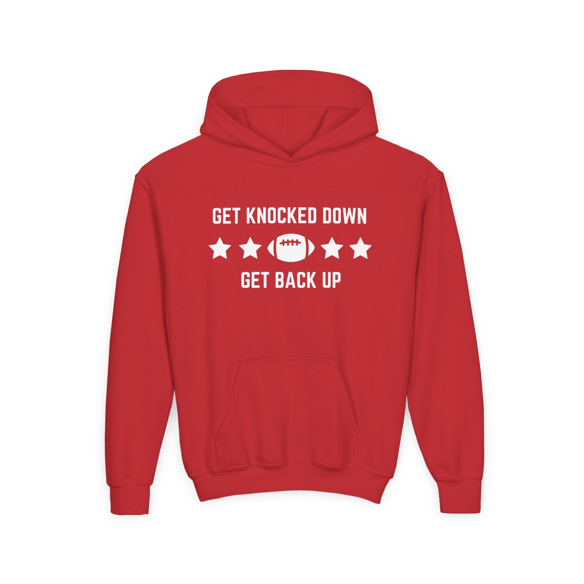 GET KNOCKED DOWN GET BACK UP Youth Hoodie