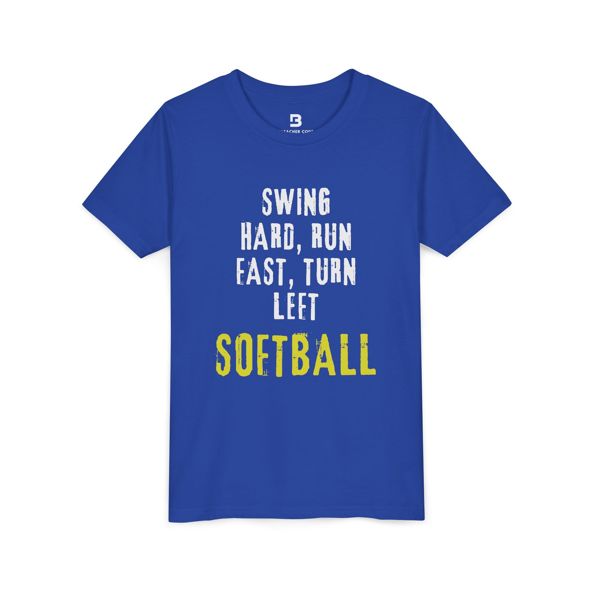 SWING, RUN, TURN SOFTBALL Youth Tee