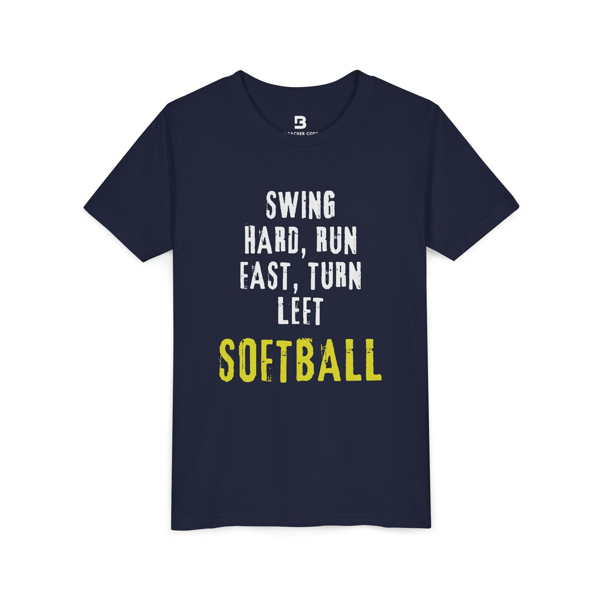 SWING, RUN, TURN SOFTBALL Youth Tee